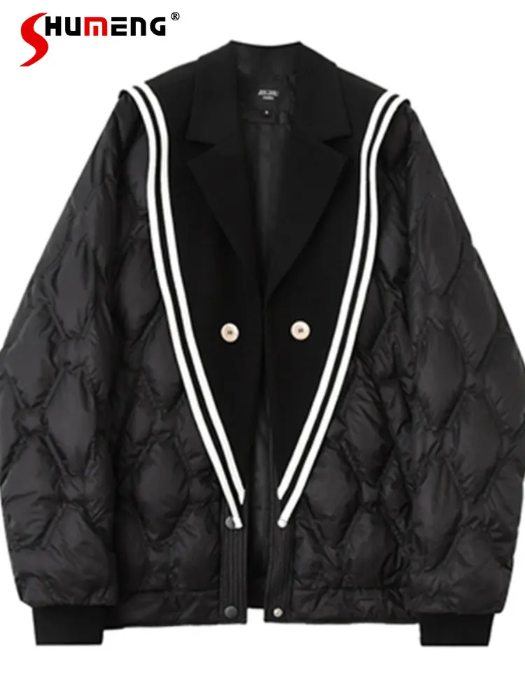 Women's Winter Thin Down Coat 2022 New Elegant Long Slweeve Single Breasted Short Down Puffer Jacket Women Jaqueta Feminina
Women's Winter Thin Down Coat 2022 New Elegant Long Slweeve Single Breasted Short Down Puffer Jacket Women Jaqueta Feminina