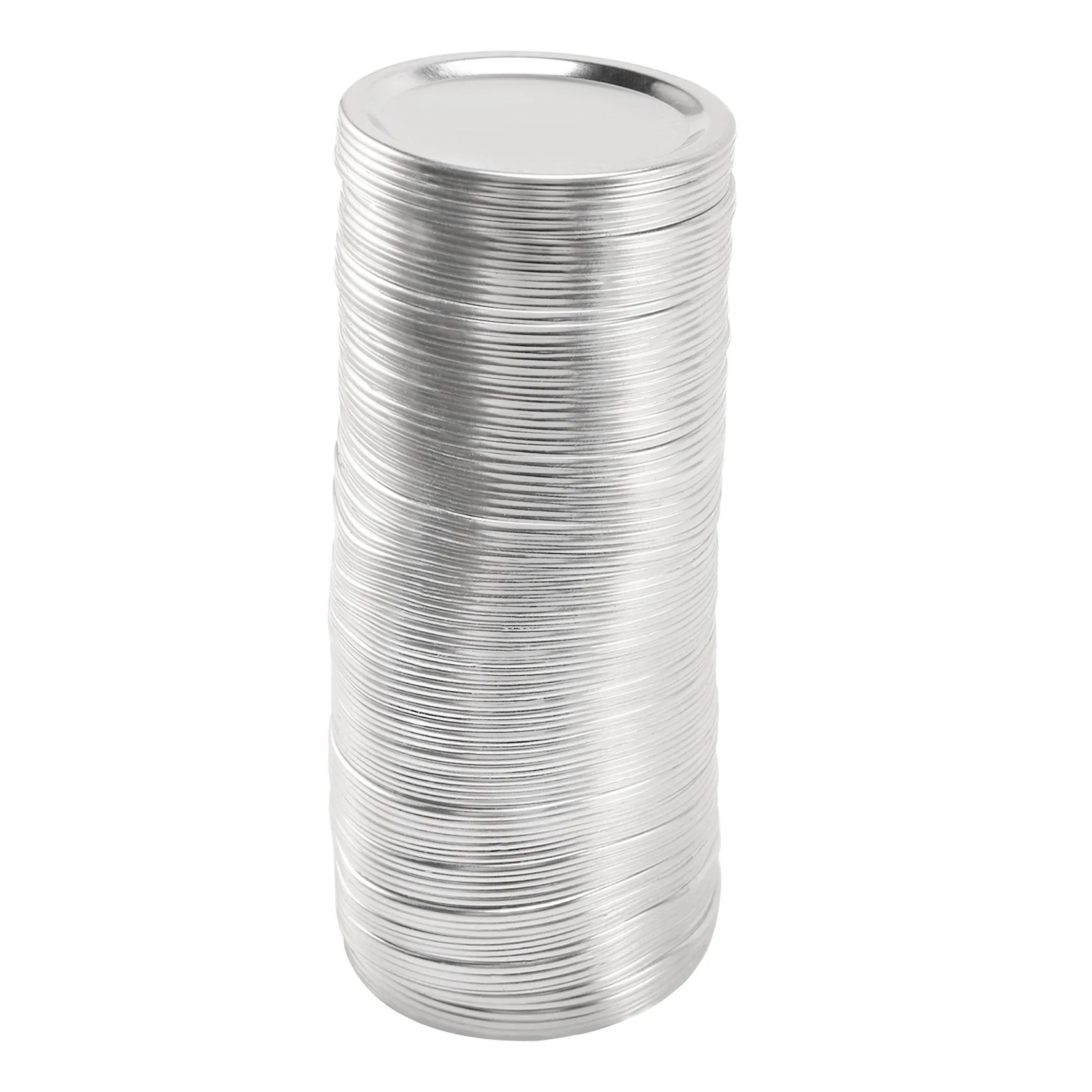 100 Pcs Regular Mouth 70MM Mason Jar Canning Lids Reusable Leak Proof Split-Type Silver Lids with Silicone Seals Rings
100 Pcs Regular Mouth 70MM Mason Jar Canning Lids Reusable Leak Proof Split-Type Silver Lids with Silicone Seals Rings
