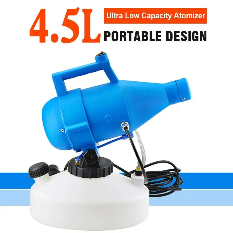 PULVERIZADOR ULV Elctrico De 4,5l, Mquina De Niebla Para mosquitos, Nebulizador De Desinfeccin Inteligente De Gran Capacidad
PULVERIZADOR ULV Elctrico De 4,5l, Mquina De Niebla Para mosquitos, Nebulizador De Desinfeccin Inteligente De Gran Capacidad