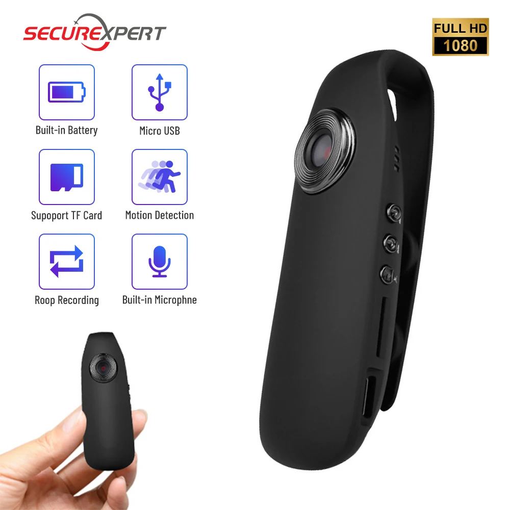 Mini Camera Full HD 1080P Camcorder Portable Video Recorder Body Cam Micro Sports Motorcycle Bike Motion Smart Home
Mini Camera Full HD 1080P Camcorder Portable Video Recorder Body Cam Micro Sports Motorcycle Bike Motion Smart Home