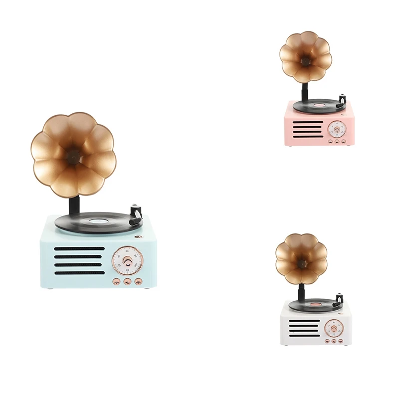 Беспроводной виниловый Bluetooth-динамик в стиле ретро, портативный стереофонограф, сабвуфер, FM-радио, TF музыкальный проигрыватель
Беспроводной виниловый Bluetooth-динамик в стиле ретро, портативный стереофонограф, сабвуфер, FM-радио, TF музыкальный проигрыватель