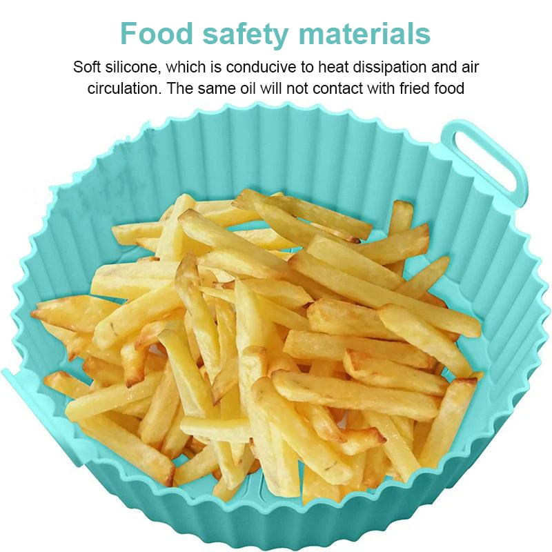 Silicone Air Fryer Basket Fried Pizza Chicken Mat Air Fryer Air Fryer Accessories Silicone Barbecue Mat Multi-functional 1pc
Silicone Air Fryer Basket Fried Pizza Chicken Mat Air Fryer Air Fryer Accessories Silicone Barbecue Mat Multi-functional 1pc