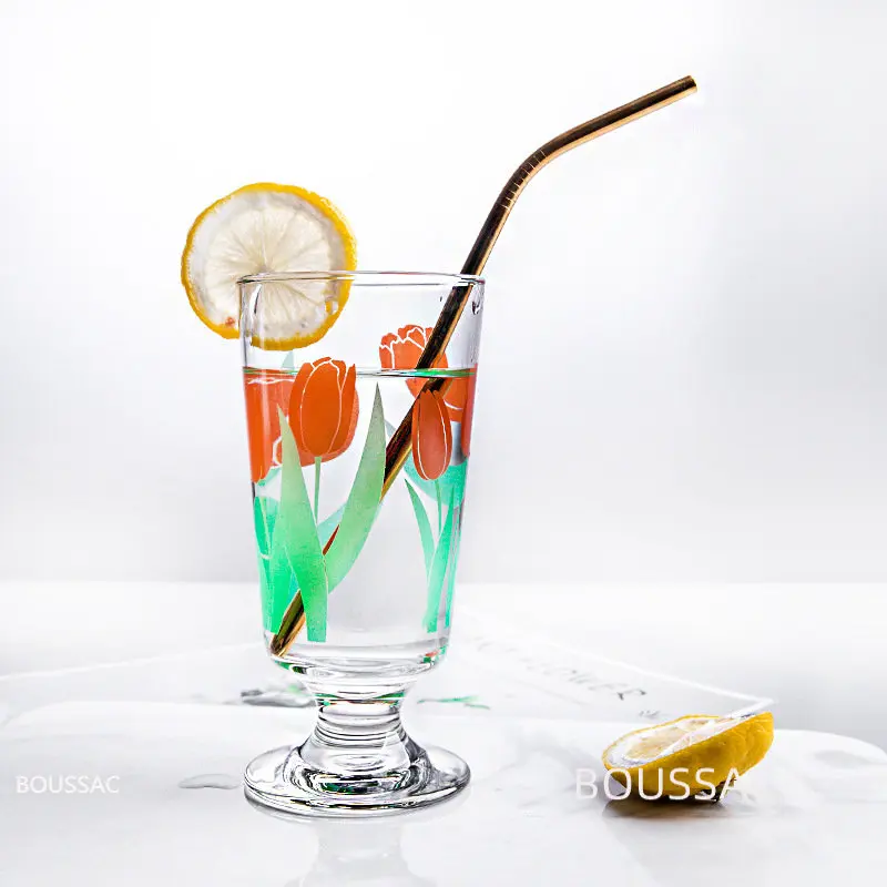 Small Daisy Tulip Glass Water Glass Female Goblet Juice Glass Sweet Wine Glass Net Red Wine Glass Office Drinking Water Cup
Small Daisy Tulip Glass Water Glass Female Goblet Juice Glass Sweet Wine Glass Net Red Wine Glass Office Drinking Water Cup