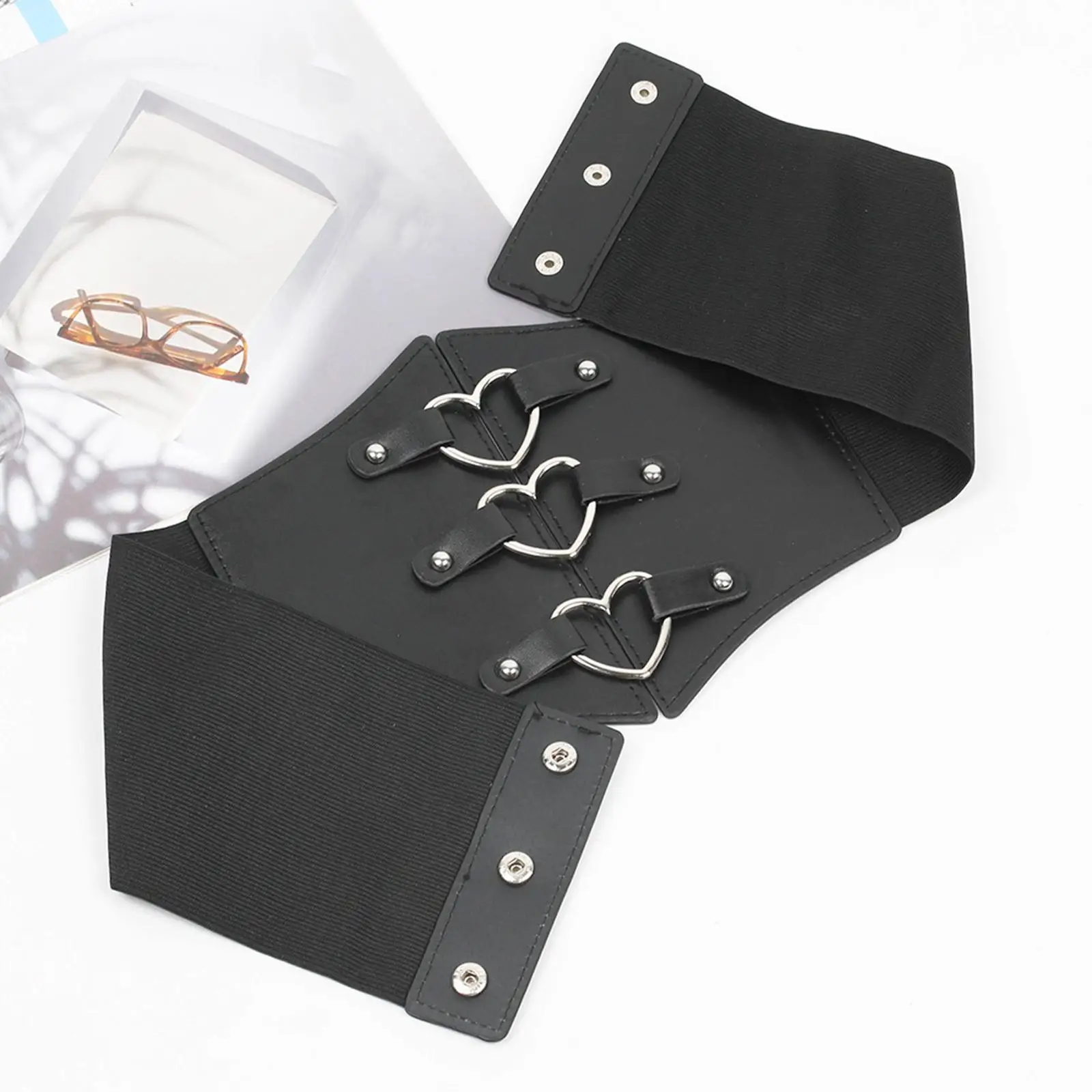 Creative Women Charm Waistband Wide Elastic Love Buckle Wrap Accessories for Dresses Coats Halloween Female Cosplay
Creative Women Charm Waistband Wide Elastic Love Buckle Wrap Accessories for Dresses Coats Halloween Female Cosplay
