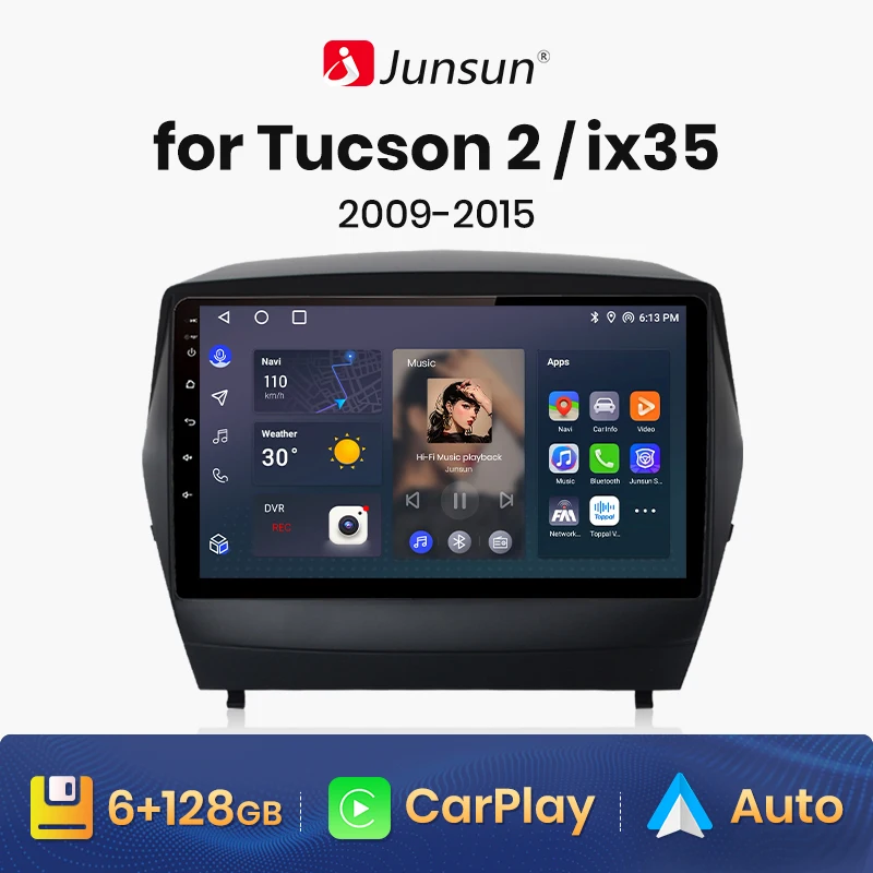 Автомагнитола Junsun V1 для Hyundai ix35 1 2 Tucson 2 LM 2009-2015, 4G, GPS 
Автомагнитола Junsun V1 для Hyundai ix35 1 2 Tucson 2 LM 2009-2015, 4G, GPS