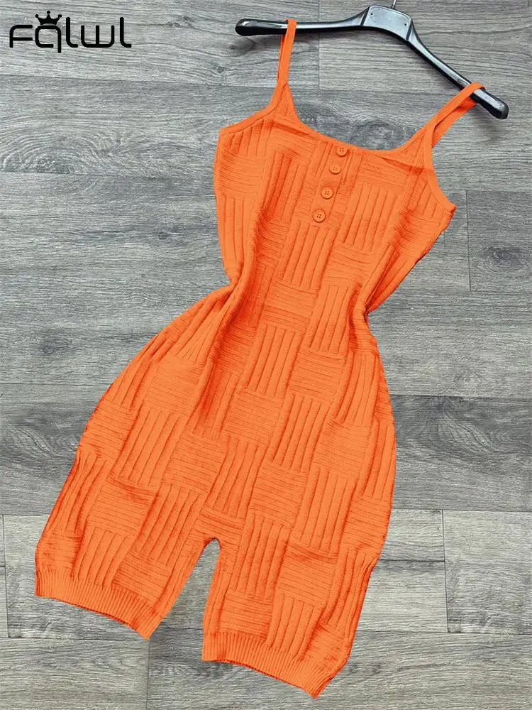 FQLWL Summer Sexy Casual Button Rompers Women Jumpsuit 2022 Sleeveless Loose Playsuits Black One Piece Outfits Knitted Jumpsuit
FQLWL Summer Sexy Casual Button Rompers Women Jumpsuit 2022 Sleeveless Loose Playsuits Black One Piece Outfits Knitted Jumpsuit