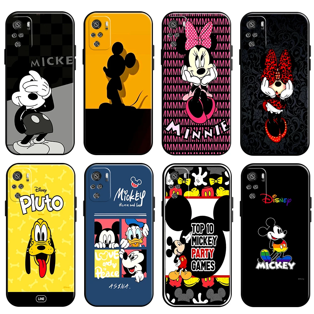 Mickey Minnie Mouse Piuto Phone Case For Xiaomi Redmi Note 10 10S 10T Pro 5G Back Black Silicone Cover Funda Carcasa
Mickey Minnie Mouse Piuto Phone Case For Xiaomi Redmi Note 10 10S 10T Pro 5G Back Black Silicone Cover Funda Carcasa