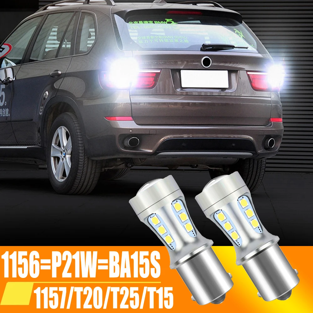 

P21W Led Canbus 1156 BA15S Drl Diode Bulbs On Cars Backup Turn Signal Lamps Brake Reverse Lights T15 T20 T25 1157 P21/5W BAY15D