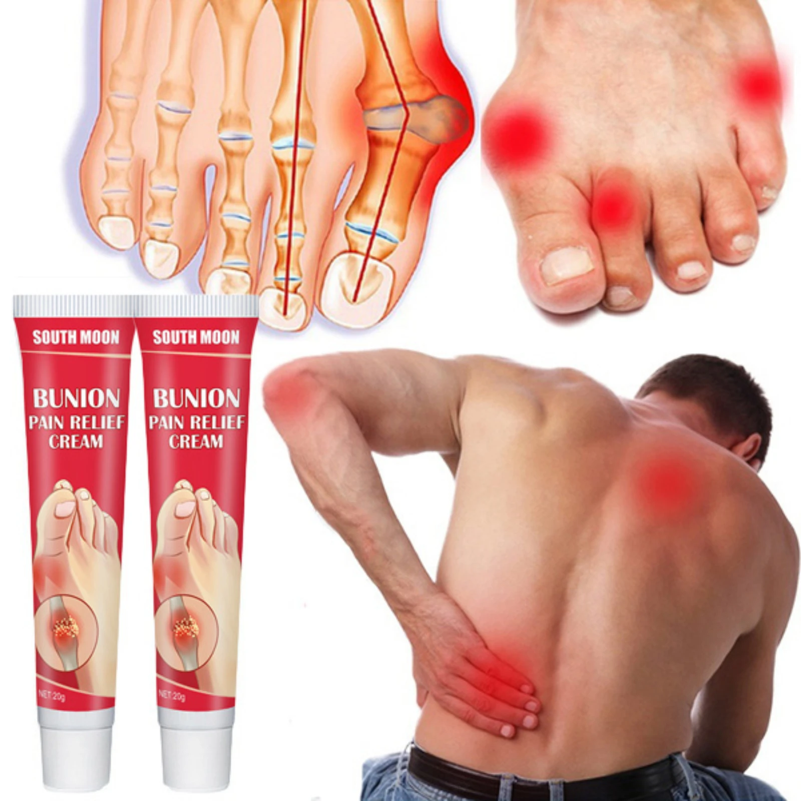 20G Bunion Gout Pain Relief Ointment Toe Joint Valgus Corrector Cream Hallux Knee Lumbar Arthritis Treatment Medical Plaster
20G Bunion Gout Pain Relief Ointment Toe Joint Valgus Corrector Cream Hallux Knee Lumbar Arthritis Treatment Medical Plaster