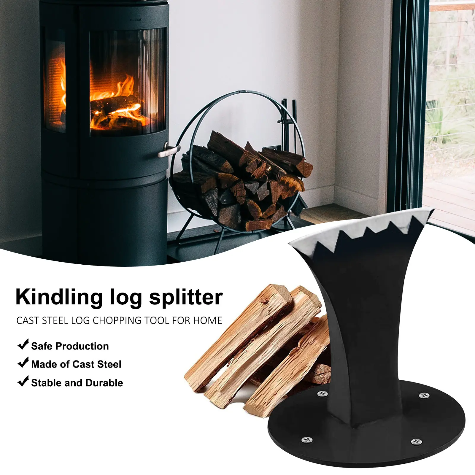 Firewood Kindling Splitter High Strength Kindling SplitterWood Splitter Kindling Cracker Kindling Cracker Black Orange
Firewood Kindling Splitter High Strength Kindling SplitterWood Splitter Kindling Cracker Kindling Cracker Black Orange