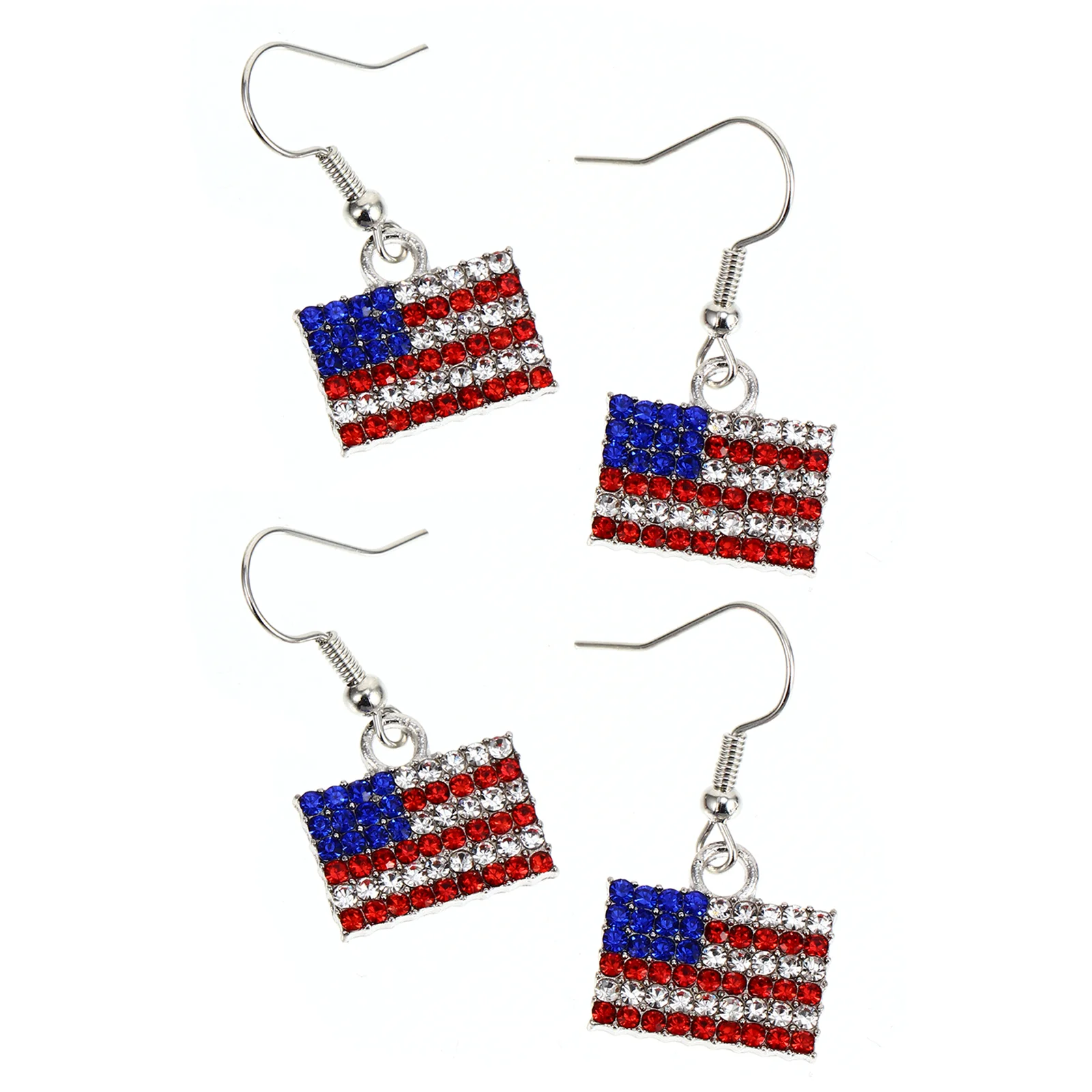 Женские серьги-подвески в американском стиле, 2 пары
Женские серьги-подвески в американском стиле, 2 пары