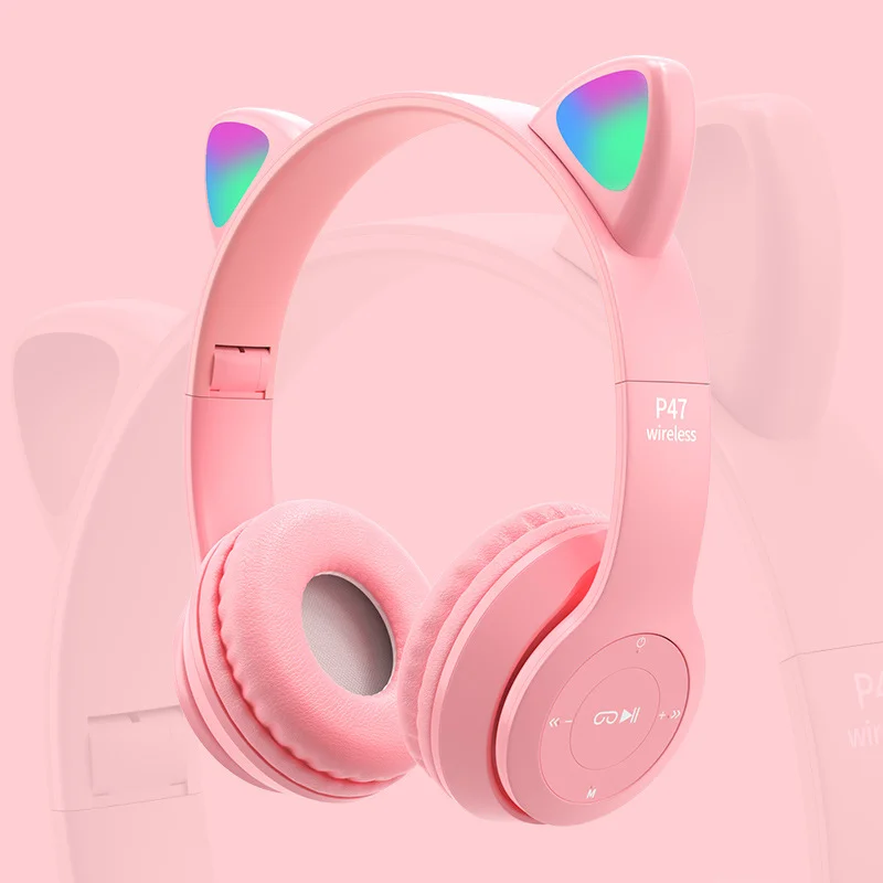 Wireless Headset Cat Ear LED Light Mobile Phones Headphone Stereo Music Headphones Girl Daughter Bluetooth 5.0 Headset for Girls
Wireless Headset Cat Ear LED Light Mobile Phones Headphone Stereo Music Headphones Girl Daughter Bluetooth 5.0 Headset for Girls
