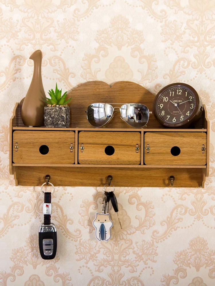 Foyer Key Storage Box Drawer Shape Design Wooden Storage Rack Wall Hanging Shelf For Decor Of Bedroom Living Room Kitchen ZL466
Foyer Key Storage Box Drawer Shape Design Wooden Storage Rack Wall Hanging Shelf For Decor Of Bedroom Living Room Kitchen ZL466