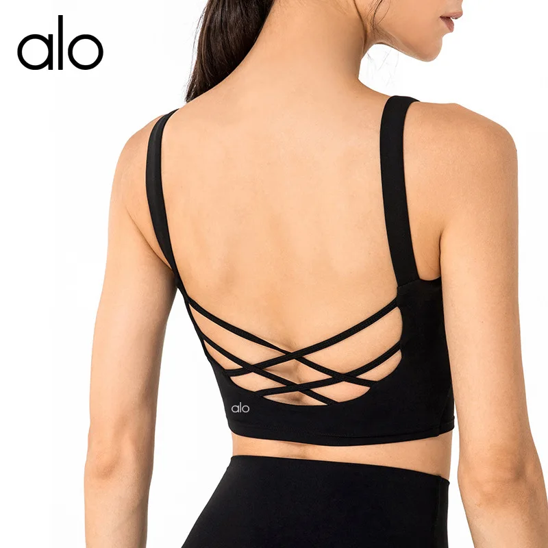 Спортивное нижнее белье Alo для йоги и фитнеса, высокопрочный привлекательный ударопрочный бюстгальтер с красивой спиной, Майки для пилатес... 
Спортивное нижнее белье Alo для йоги и фитнеса, высокопрочный привлекательный ударопрочный бюстгальтер с красивой спиной, Майки для пилатес...