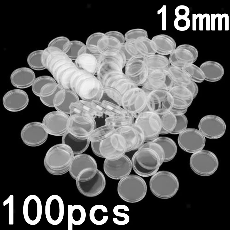 Home Storage Organization Boxes Bins 100Pcs Plastic Clear Coin Capsules Storage Case Protect Open And Lock Holder For 18mm Coins
Home Storage Organization Boxes Bins 100Pcs Plastic Clear Coin Capsules Storage Case Protect Open And Lock Holder For 18mm Coins