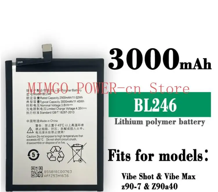 Для Lenovo Lenovovibe Shot Z90/Z90-7 Z90a40 Bl246 Battery
Для Lenovo Lenovovibe Shot Z90/Z90-7 Z90a40 Bl246 Battery