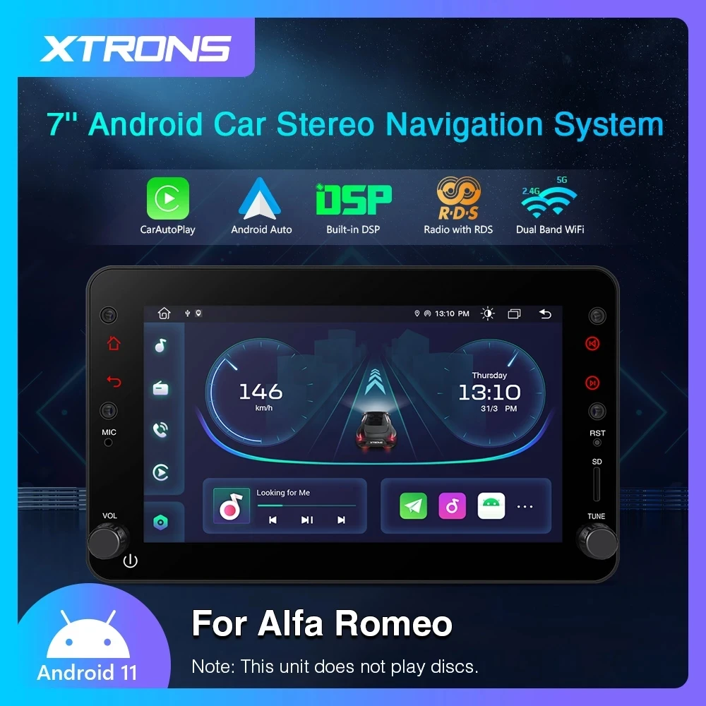 XTRONS 7'' Android 11 Octa Core 2+32 Car Multimedia Player for Alfa Romeo159(939)/ Brera/ Spider Wireless CP Wired AA WIFI DSP
XTRONS 7'' Android 11 Octa Core 2+32 Car Multimedia Player for Alfa Romeo159(939)/ Brera/ Spider Wireless CP Wired AA WIFI DSP