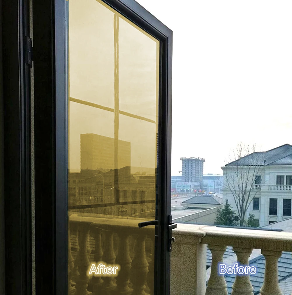 40 x 300 cm Mirror Window Film - One Way Reflective Tint - Frosted Privacy Sun Blocking Heat Control for Home and Office
40 x 300 cm Mirror Window Film - One Way Reflective Tint - Frosted Privacy Sun Blocking Heat Control for Home and Office