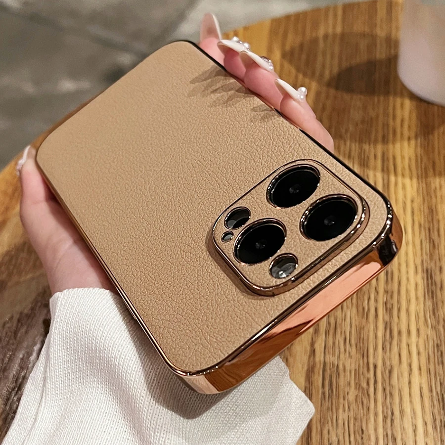 Luxury Lambskin Leather Plating Phone Case For iPhone 11 12 13 14 Pro Max Shockproof Bumper Korea Full Back Cover 11 Pro Max
Luxury Lambskin Leather Plating Phone Case For iPhone 11 12 13 14 Pro Max Shockproof Bumper Korea Full Back Cover 11 Pro Max
