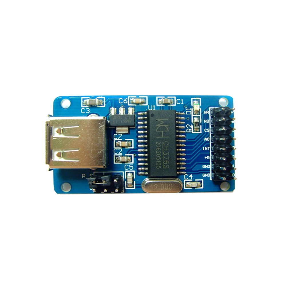 CH376 Chip USB Host Interface U Disk Read Write Module Support USB Control Transfer 12MHz Onboard 3.3V LDO 1117 USB Module
CH376 Chip USB Host Interface U Disk Read Write Module Support USB Control Transfer 12MHz Onboard 3.3V LDO 1117 USB Module