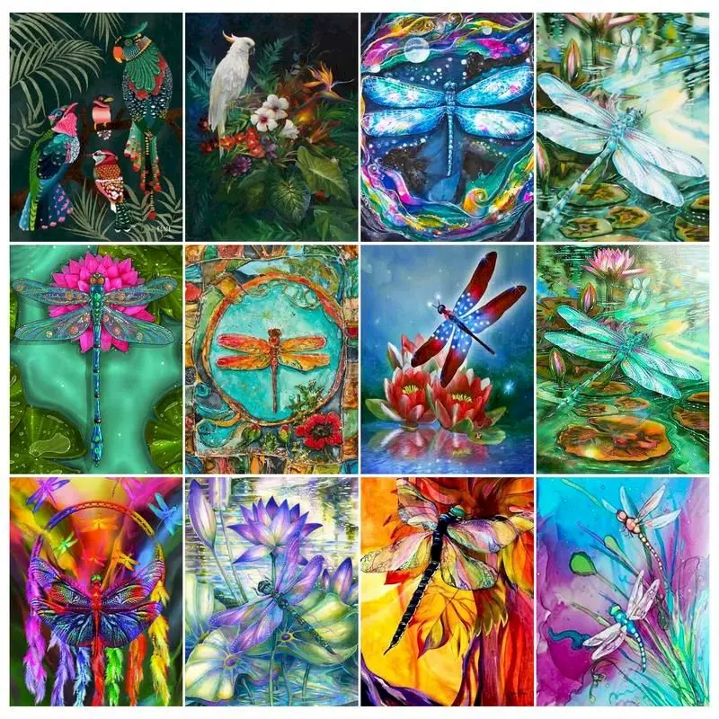 RUOPOTY Oil Painting By Numbers Dragonfly Home Decoration For Adults Picture By Number Animals Drawing On Canvas Unique Gift
RUOPOTY Oil Painting By Numbers Dragonfly Home Decoration For Adults Picture By Number Animals Drawing On Canvas Unique Gift