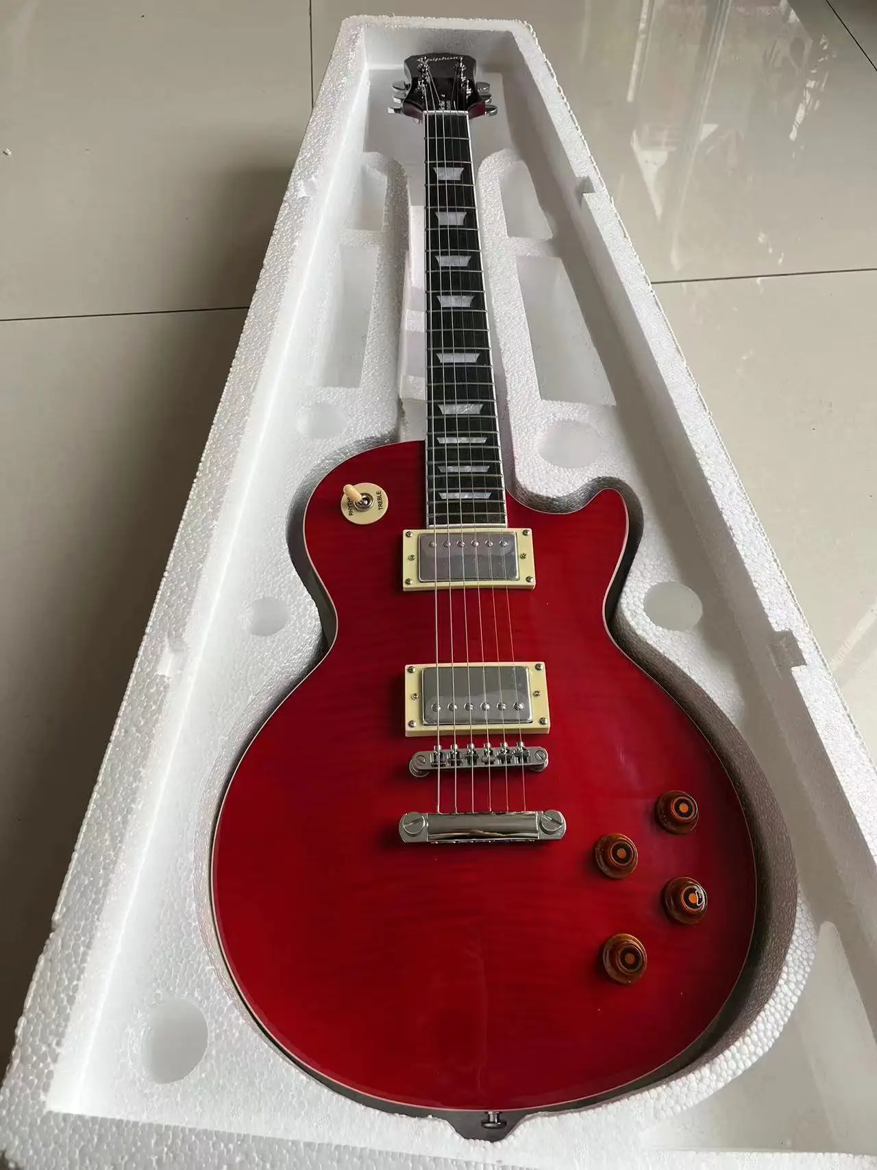 Mahogany body rose wood fingerboard Flame Maple Top G Les Standard LP Paul Solid Electric Guitar the Factory outlet HUJNM
Mahogany body rose wood fingerboard Flame Maple Top G Les Standard LP Paul Solid Electric Guitar the Factory outlet HUJNM