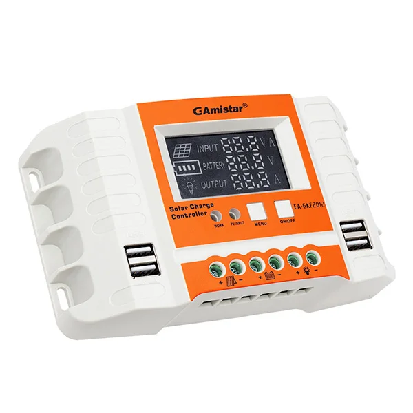 Solar charge controller Digital automatic Amistar Solar charger controller LCD Display USB Solar panel regulator battery charging voltage
Solar charge controller Digital automatic Amistar Solar charger controller LCD Display USB Solar panel regulator battery charging voltage