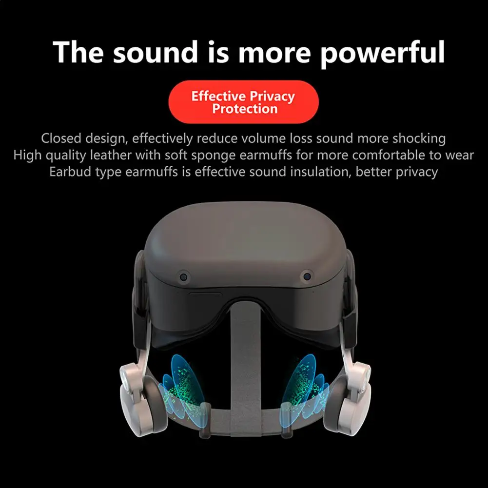Simple Installation Ultra Soft Anti-noise VR Headset Earmuffs for Oculus Quest 2
Simple Installation Ultra Soft Anti-noise VR Headset Earmuffs for Oculus Quest 2