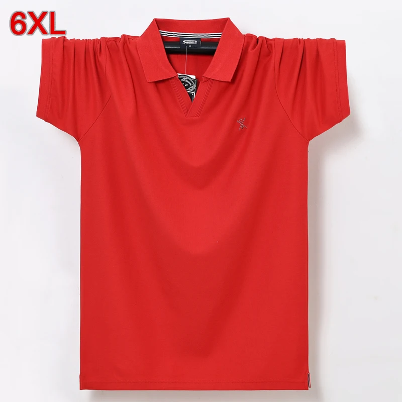 Plus 6XL Mens Spring Summer Brand Men's High Quality Polo Shirt Short Sleeve Solid Color Casual Male Shirt Mens Tops 2023 New 
Plus 6XL Mens Spring Summer Brand Men's High Quality Polo Shirt Short Sleeve Solid Color Casual Male Shirt Mens Tops 2023 New