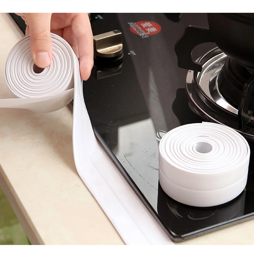 Bathroom Shower Sealing Tape Sink Bath PVC Self Adhesive Waterproof Wall Sticker For Bathroom Kitchen Caulk Sealing Strips Tapes
Bathroom Shower Sealing Tape Sink Bath PVC Self Adhesive Waterproof Wall Sticker For Bathroom Kitchen Caulk Sealing Strips Tapes