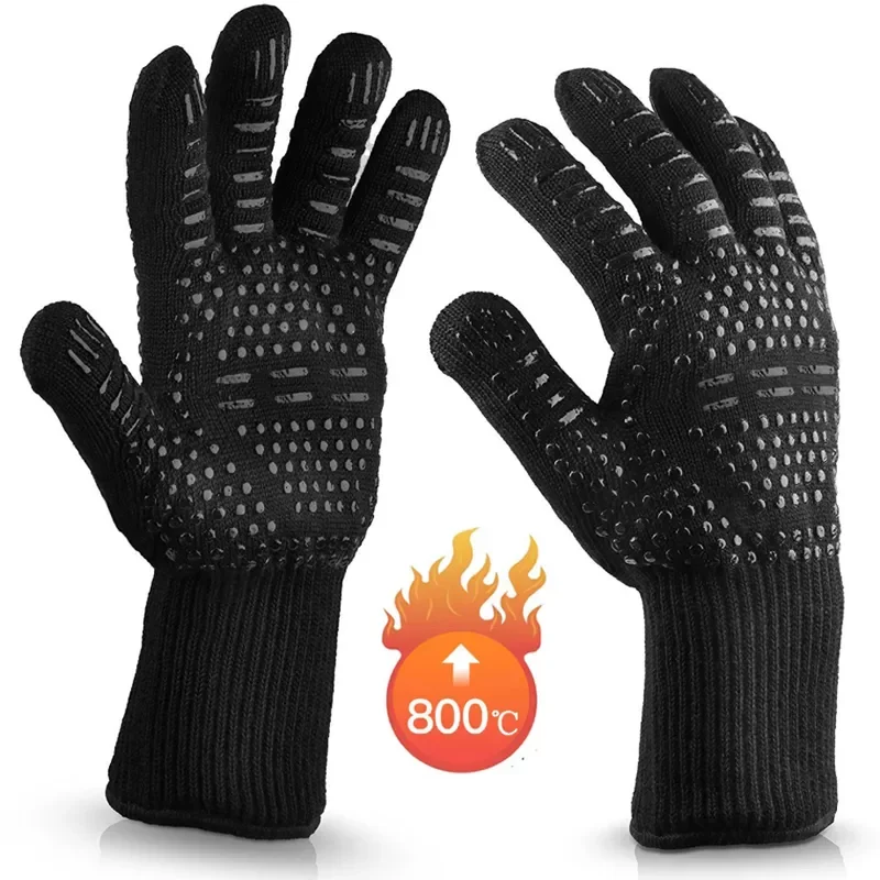 BBQ Gloves High Temperature Resistance Oven Mitts 500 800 Degrees Fireproof Barbecue Heat Insulation Microwave Oven Gloves
BBQ Gloves High Temperature Resistance Oven Mitts 500 800 Degrees Fireproof Barbecue Heat Insulation Microwave Oven Gloves