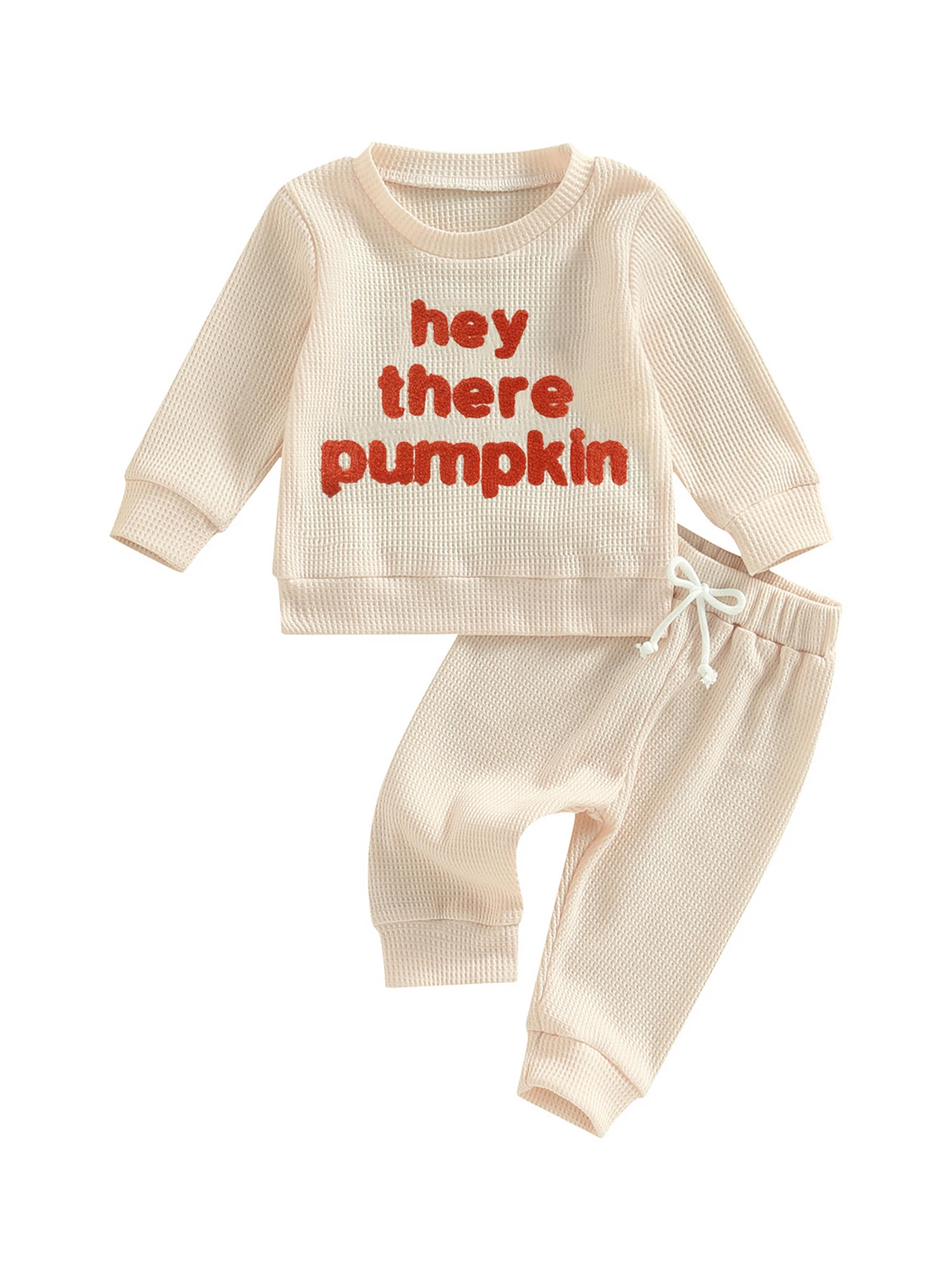 Cute 2-Piece Halloween Costume Set for Infants - Cozy Sweatshirt with Embroidered Letters and Matching Trousers - Adorable
Cute 2-Piece Halloween Costume Set for Infants - Cozy Sweatshirt with Embroidered Letters and Matching Trousers - Adorable