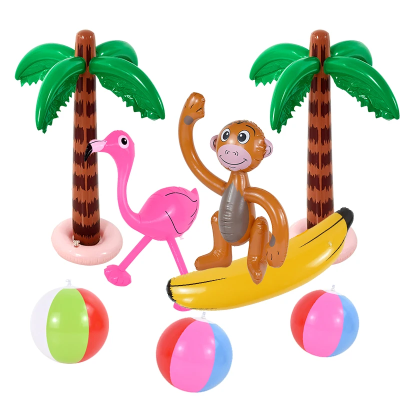 Summer Beach Party Monkey Banana Flamingos Inflatable Balloon Hawaii Tropical Kids Birthday Inflatable Toy Gift Decoration Props
Summer Beach Party Monkey Banana Flamingos Inflatable Balloon Hawaii Tropical Kids Birthday Inflatable Toy Gift Decoration Props