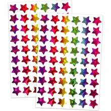 Rainbow Small Star Stickers Kids Reward Behavior Chart Student Planner School Teacher Supplies Gradient Laser Little Star