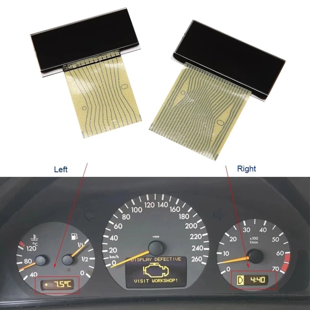 ЖК-дисплей левый и правый для Mercedes E-Class W210 C-Class W202 CLK-class W208 SLK-class R170
ЖК-дисплей левый и правый для Mercedes E-Class W210 C-Class W202 CLK-class W208 SLK-class R170