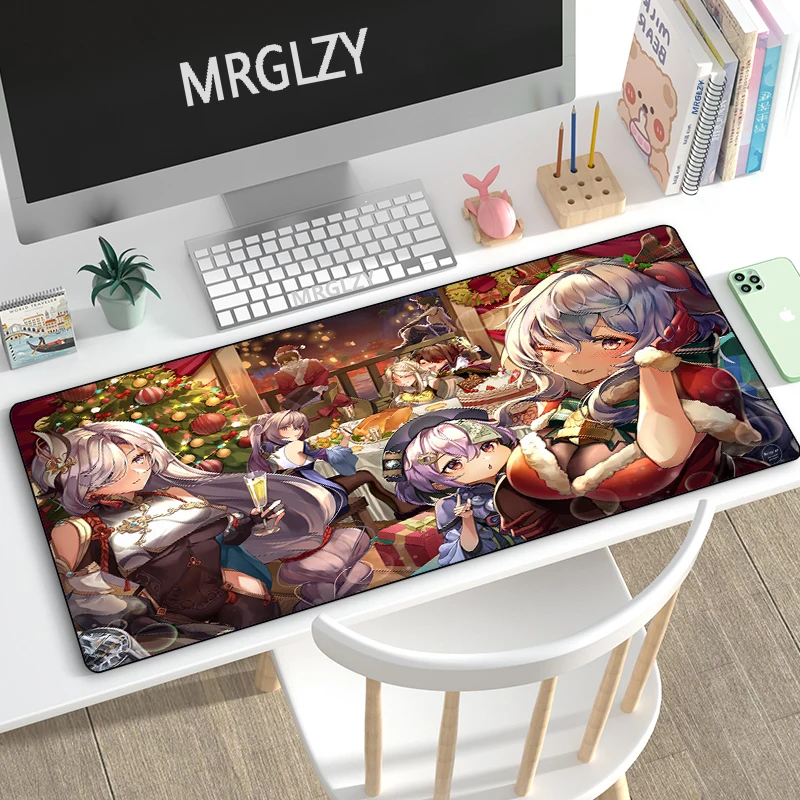 Игровой коврик для мыши с аниме девушкой, аксессуары Genshin Impact Shenhe, большой Настольный коврик 400*900 мм, коврик для мыши, резиновый коврик для клавиатуры и мыши для LOL
Игровой коврик для мыши с аниме девушкой, аксессуары Genshin Impact Shenhe, большой Настольный коврик 400*900 мм, коврик для мыши, резиновый коврик для клавиатуры и мыши для LOL