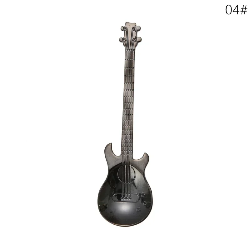 MOONBIFFY Мультяшная гитарная ложка из нержавеющей стали 
MOONBIFFY Мультяшная гитарная ложка из нержавеющей стали