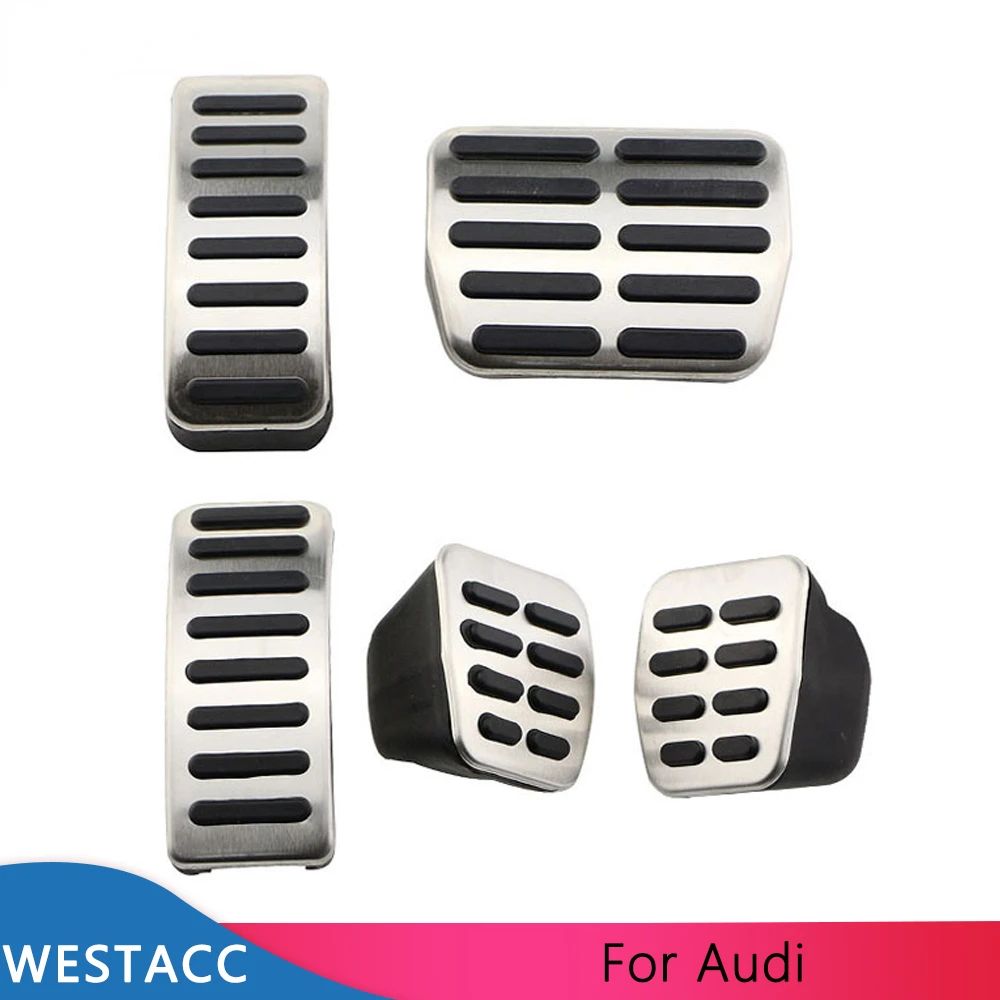 Car Accessories Stainless Steel Car Pedals for Audi A1 A2 A3/S3 8L TT Carbrio 8N AT MT Gas Brake Clutch Pedal Cover Parts Acces
Car Accessories Stainless Steel Car Pedals for Audi A1 A2 A3/S3 8L TT Carbrio 8N AT MT Gas Brake Clutch Pedal Cover Parts Acces