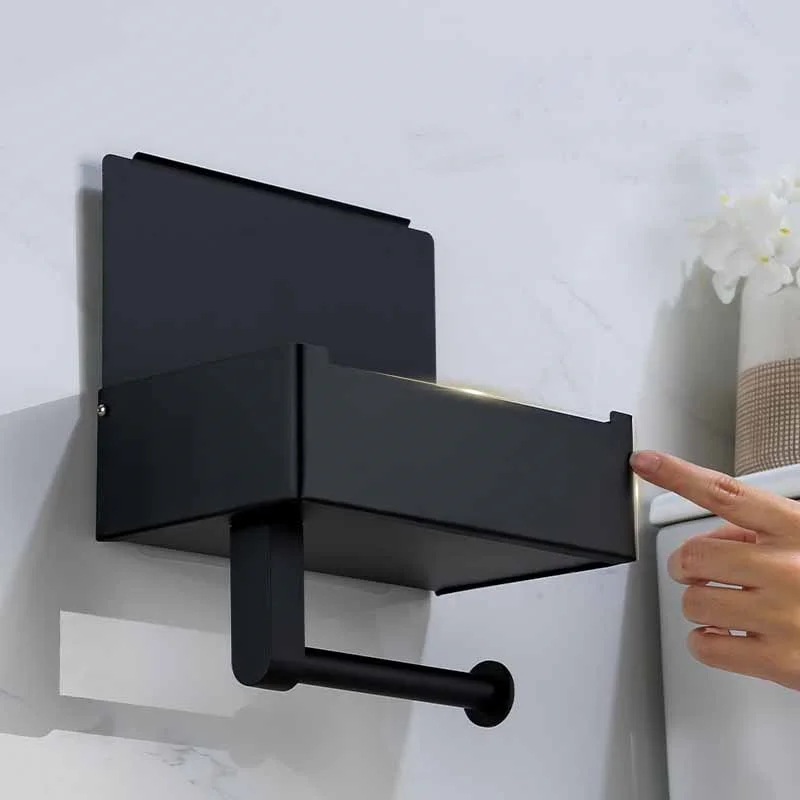 Alloy Wall Mount Toilet Paper Holder Bathroom Tissue Accessories Rack Self Adhesive Alloy Accessory With Tray
Alloy Wall Mount Toilet Paper Holder Bathroom Tissue Accessories Rack Self Adhesive Alloy Accessory With Tray