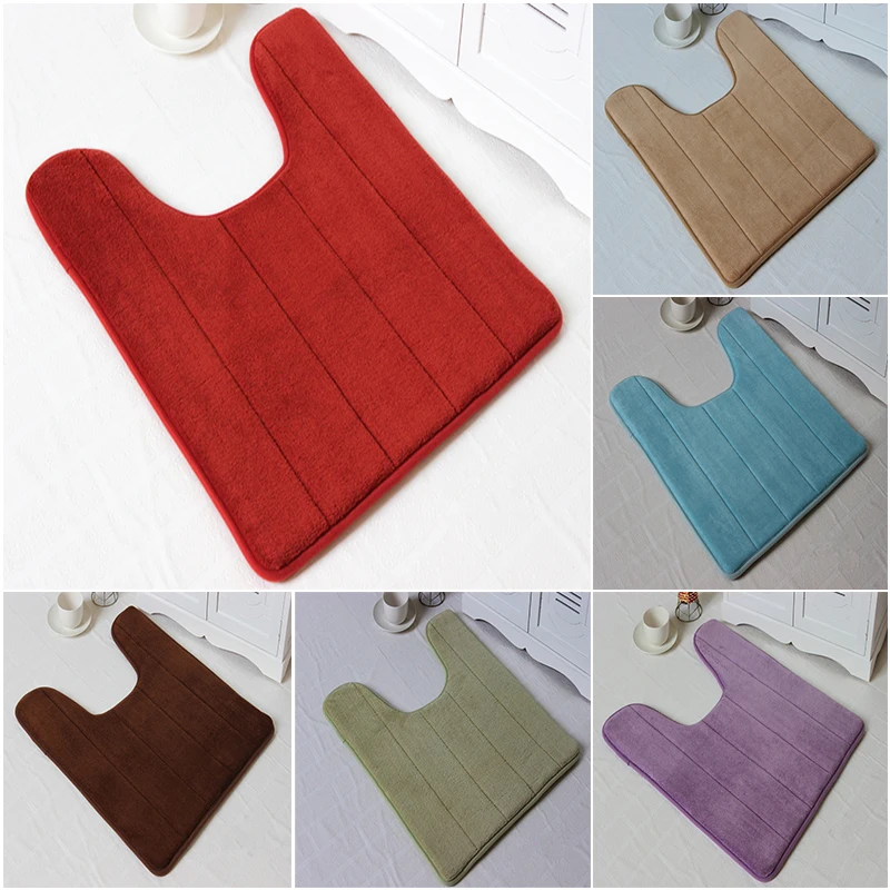 Toilet Mats Household Slow Rebound U-Shaped Water Absorbing Carpet Foot Mat Pedestal Rug Bathroom Bath Anti-slip Room Floor Rugs
Toilet Mats Household Slow Rebound U-Shaped Water Absorbing Carpet Foot Mat Pedestal Rug Bathroom Bath Anti-slip Room Floor Rugs