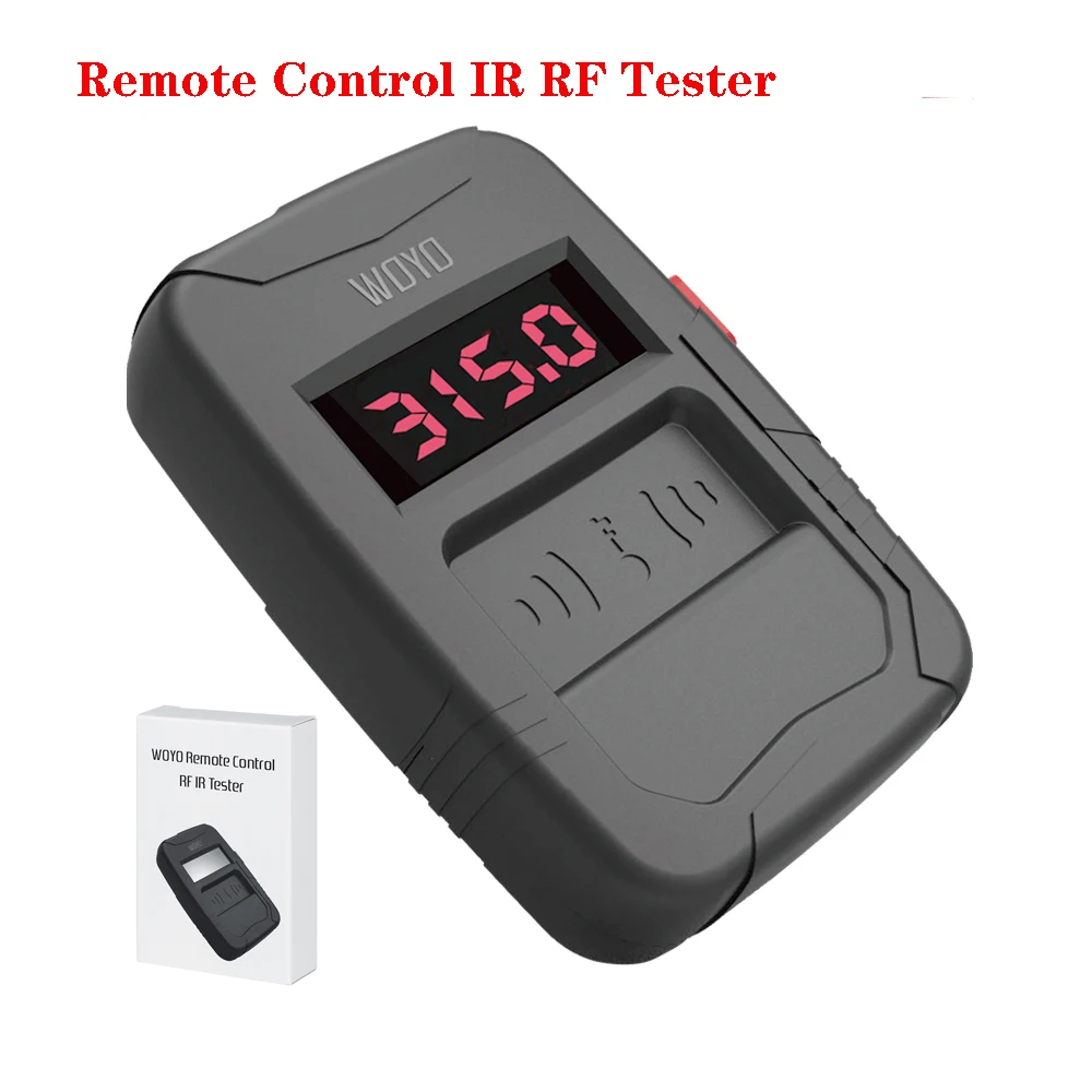 WOYO Remote Control Tester Diagnosis Tool InfraRed Frequency 10-1000MHZ Range Scanner Control Copier Frequency Tester Car Key
WOYO Remote Control Tester Diagnosis Tool InfraRed Frequency 10-1000MHZ Range Scanner Control Copier Frequency Tester Car Key