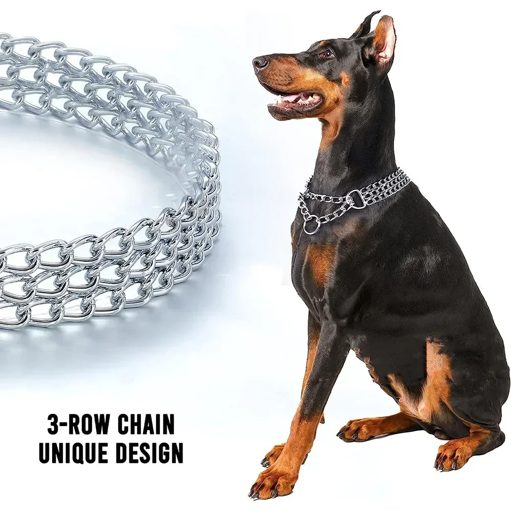 Collar Collar Metal Adjustable Strong Walking Big for Collar Collar Chain Cuban Dog Chain Triple Chew Row Dog Dog Dog Proof
Collar Collar Metal Adjustable Strong Walking Big for Collar Collar Chain Cuban Dog Chain Triple Chew Row Dog Dog Dog Proof