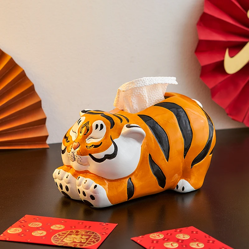 Tiger Ceramics Figurine Tissue Box Home Decor Creative Model Living Room Decoration Desk Accessories Storage Boxs New Year Gifts
Tiger Ceramics Figurine Tissue Box Home Decor Creative Model Living Room Decoration Desk Accessories Storage Boxs New Year Gifts