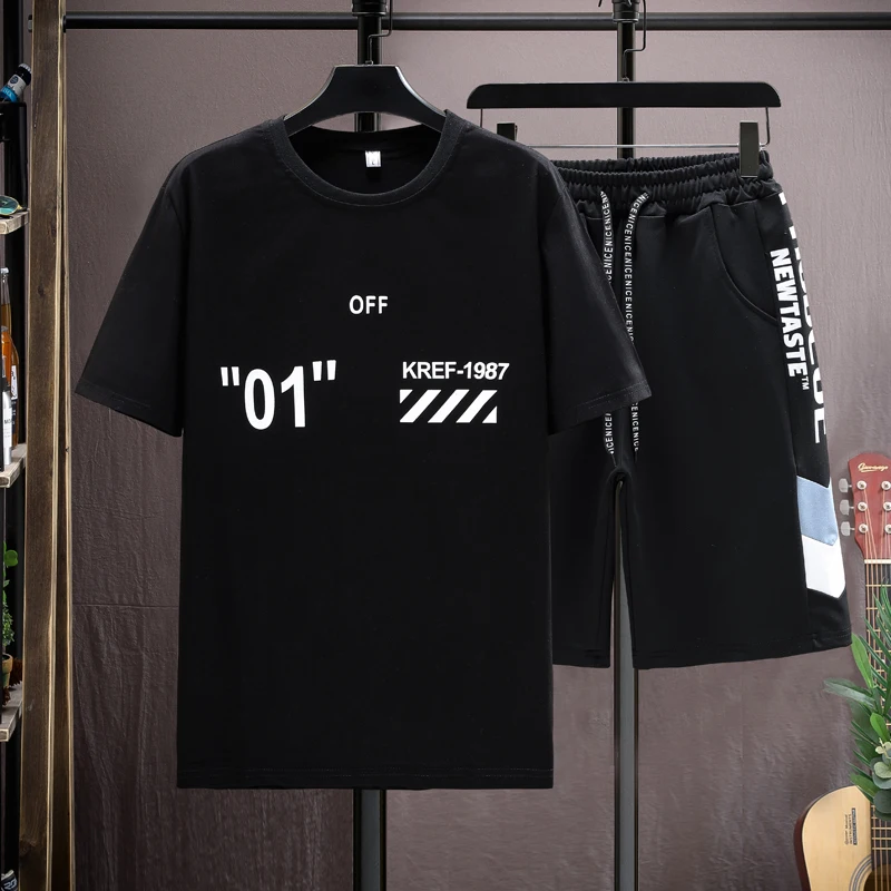 Summer Slim Fit 100% cotton Trend Print Sets Men Home Shorts Clothing Set Casual O Neck Campus mens tee Short Sleeve Suit
Summer Slim Fit 100% cotton Trend Print Sets Men Home Shorts Clothing Set Casual O Neck Campus mens tee Short Sleeve Suit