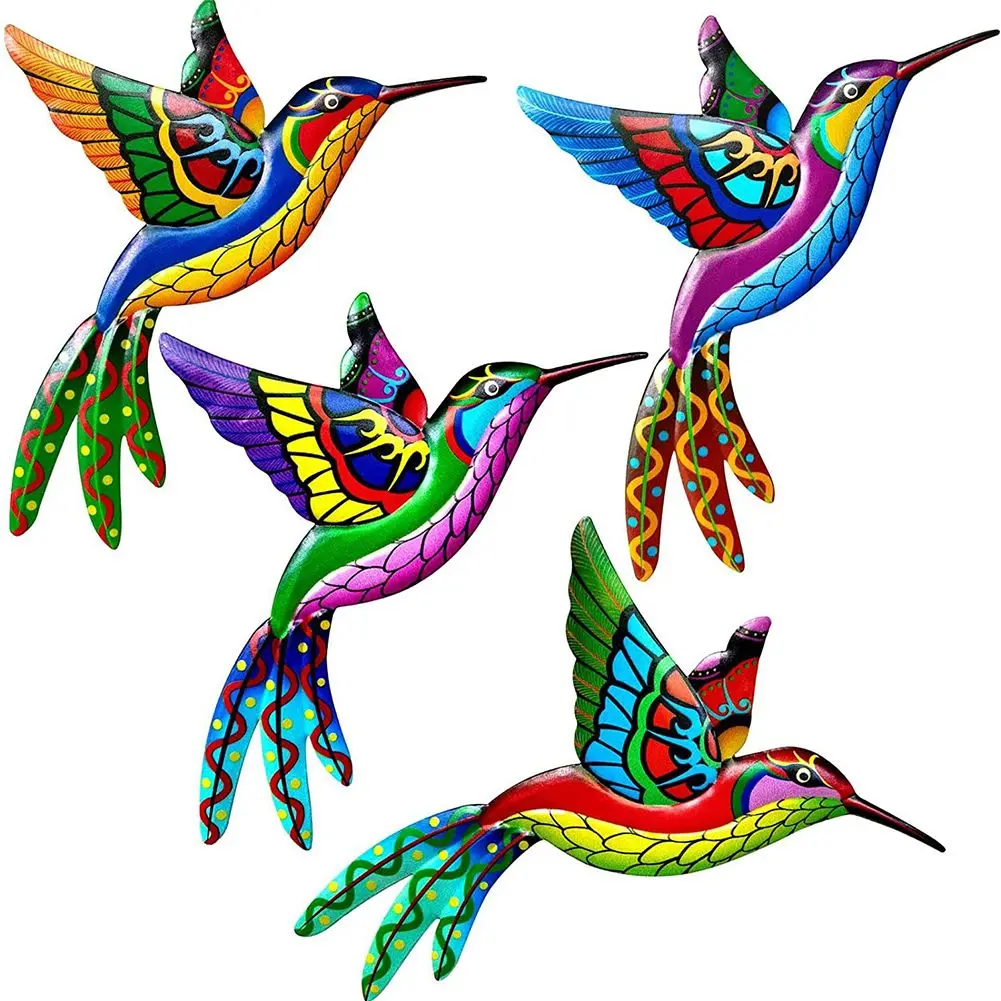 Decor Hummingbirds Wall Art Decor Home Decoration Hummingbird Outdoor Sculpture Iron Decors 3D 4PCS Fence Decoration
Decor Hummingbirds Wall Art Decor Home Decoration Hummingbird Outdoor Sculpture Iron Decors 3D 4PCS Fence Decoration