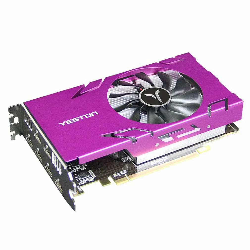R7 350 4G D5 6HDMI-compatible 6-screen Graphics Card Support Split Screen 4G/128bit/GDDR5 700/4500MHz with 6 MiniDP Ports
R7 350 4G D5 6HDMI-compatible 6-screen Graphics Card Support Split Screen 4G/128bit/GDDR5 700/4500MHz with 6 MiniDP Ports