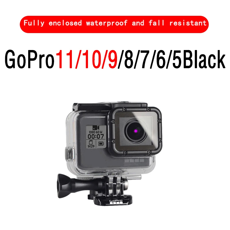 For GoPro Hero5/6/7/8/9/10/11 Black Waterproof Case Diving Underwater Housing Protector Cover 45M Diving Protective Shells
For GoPro Hero5/6/7/8/9/10/11 Black Waterproof Case Diving Underwater Housing Protector Cover 45M Diving Protective Shells