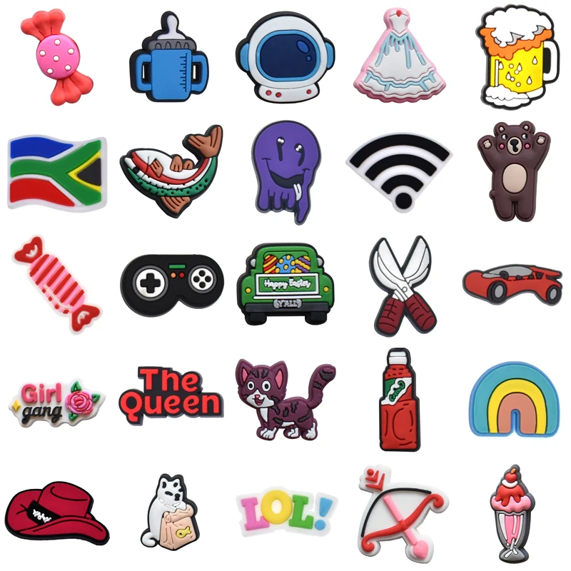 Gifts Kids Shoes Accessories Para Pins Shoe Charms Packs Wholesale Bulk Men Set Jeans Boy Women Charm Decorations for Crocs Girl
Gifts Kids Shoes Accessories Para Pins Shoe Charms Packs Wholesale Bulk Men Set Jeans Boy Women Charm Decorations for Crocs Girl
