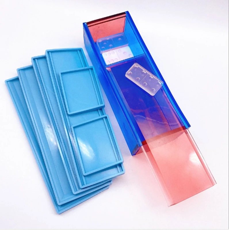 1 Set Dominoes Storage Box Epoxy Resin Mold Dot Dominoes Silicone Mould DIY Crafts Game Casting Tool
1 Set Dominoes Storage Box Epoxy Resin Mold Dot Dominoes Silicone Mould DIY Crafts Game Casting Tool