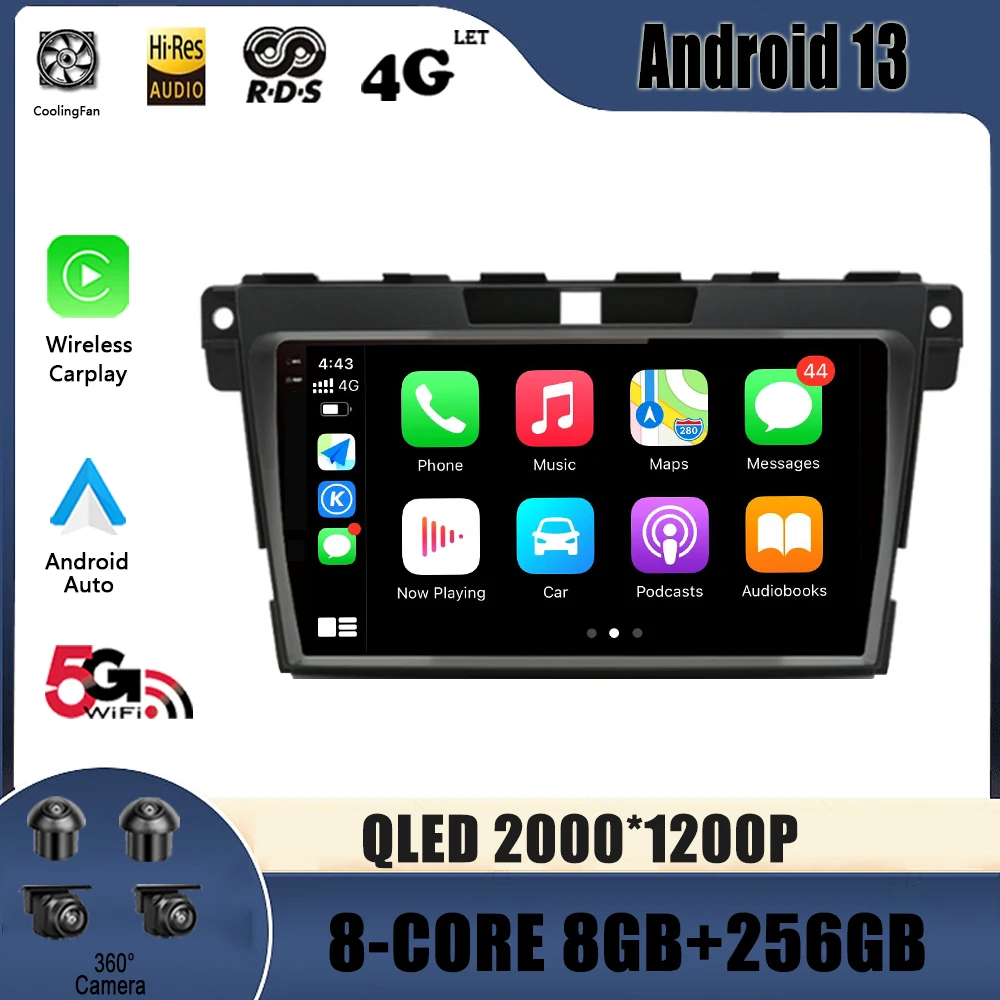 Автомагнитола, мультимедийный видеоплеер с GPS для Mazda CX-7 2008-2015, Android 13, навигация No 2 Din, DVD-плеер, Авторадио
Автомагнитола, мультимедийный видеоплеер с GPS для Mazda CX-7 2008-2015, Android 13, навигация No 2 Din, DVD-плеер, Авторадио